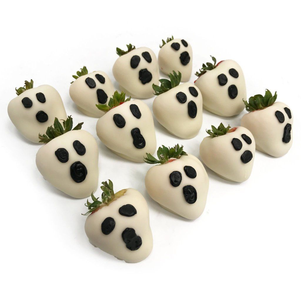 Ghost Strawberries Halloween Freed's Bakery
