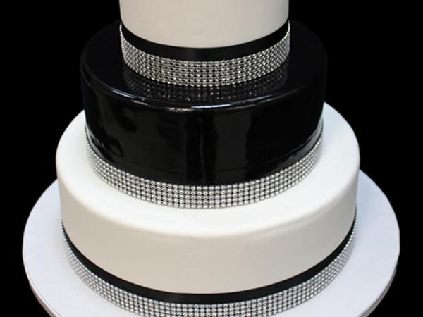 Glamour Romance Wedding Cake Freed's Bakery 