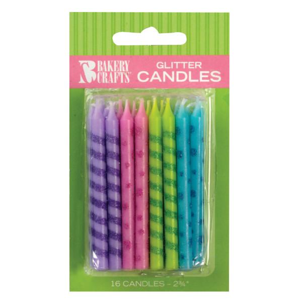 Glitter Candles Candle Freed's Bakery Assortment