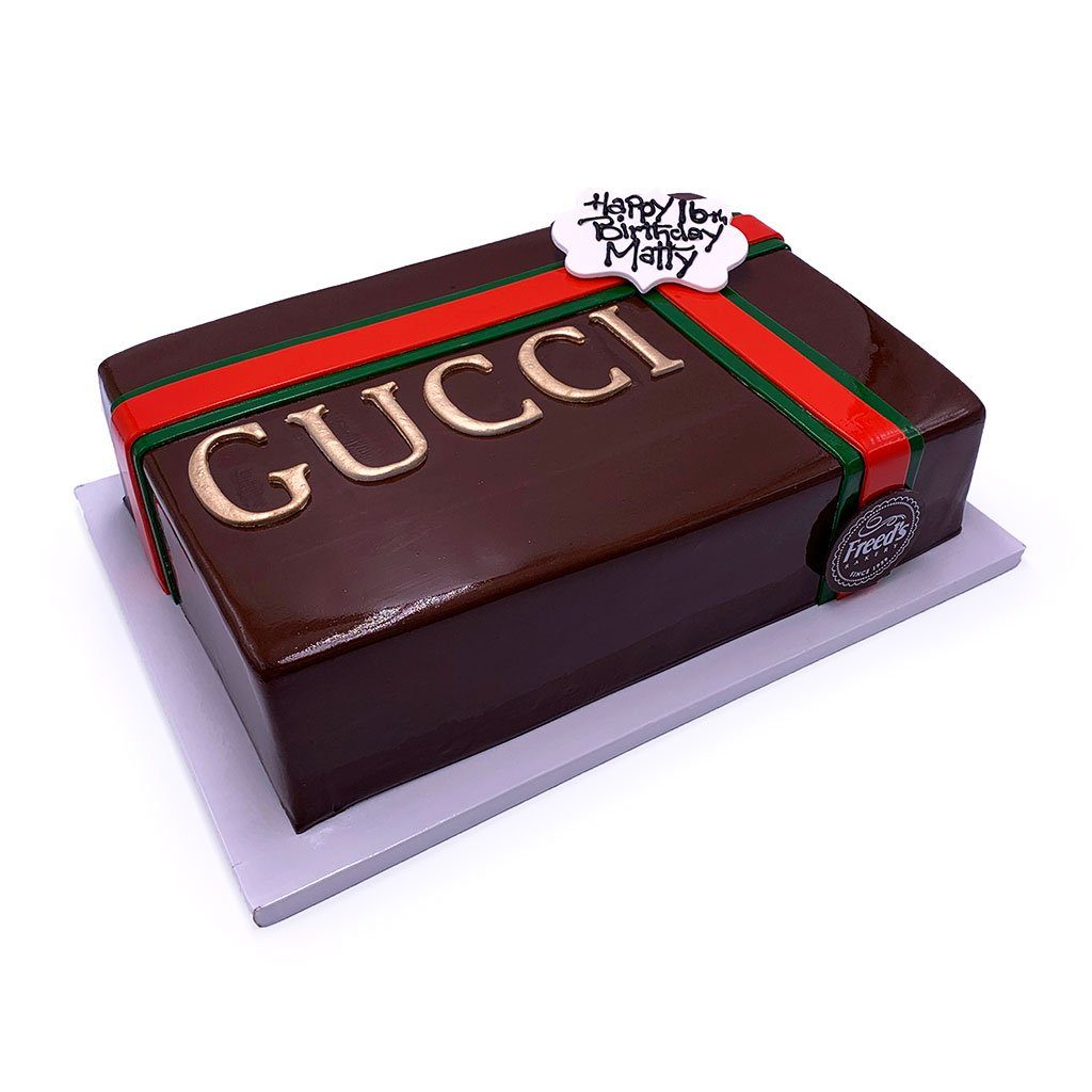 Green & Red Fashion Theme Cake Freed's Bakery