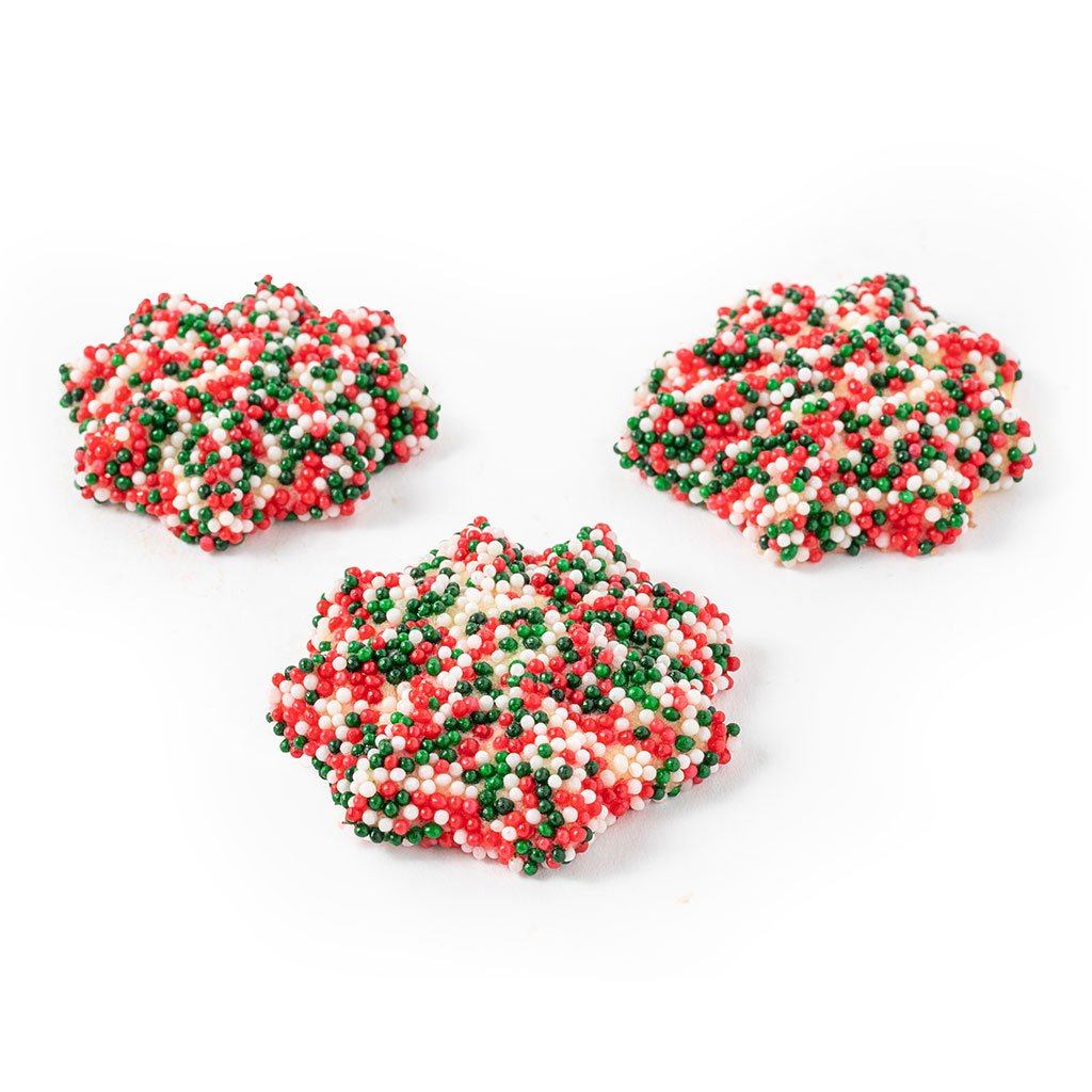 Christmas Nonpareils Butter Cookies Cookie Freed's Bakery