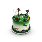 TOUCHDOWN Theme Cake Freed's Bakery 7" Round (Serves 8-10) Vanilla Cake w/ Bavarian Cream
