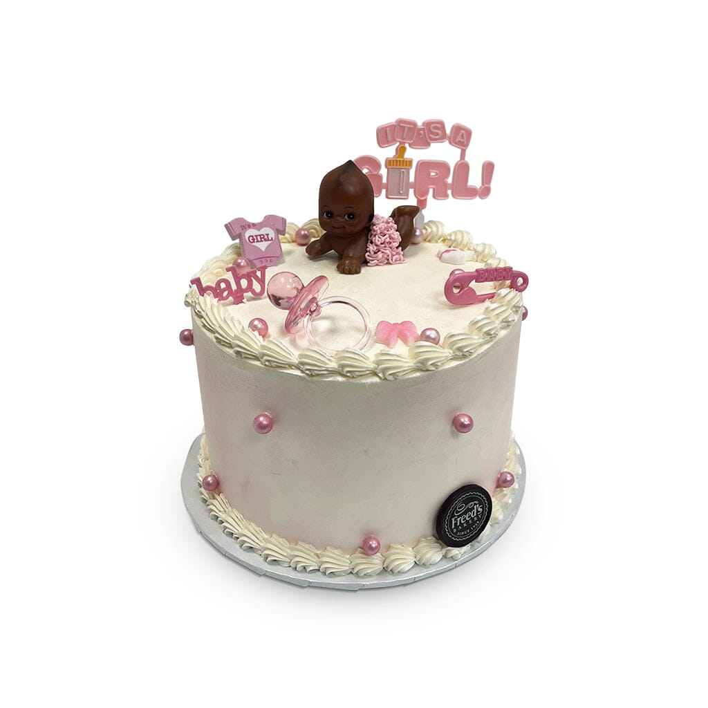 It's A Girl Theme Cake Freed's Bakery