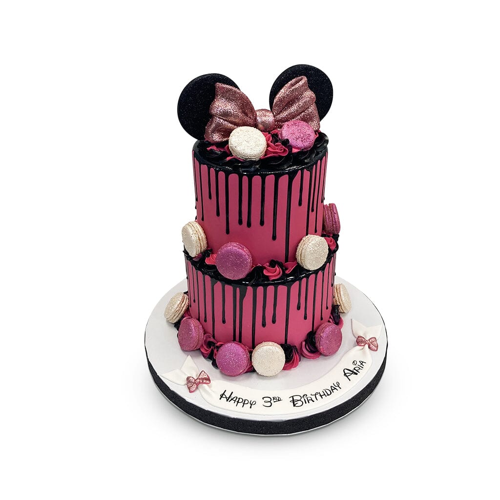 Pink Shimmer Minnie Theme Cake Freed's Bakery