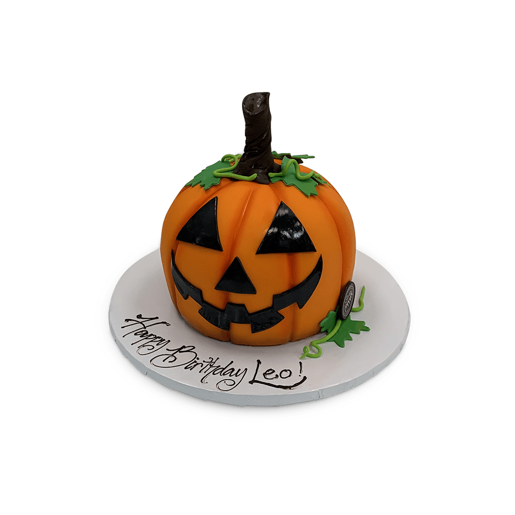Carved Pumpkin Halloween Cake Theme Cake Freed's Bakery