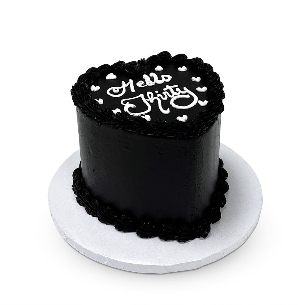 Dark Heart Theme Cake Freed's Bakery