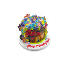 Madrigal Floral Birthday Cake Theme Cake Freed's Bakery