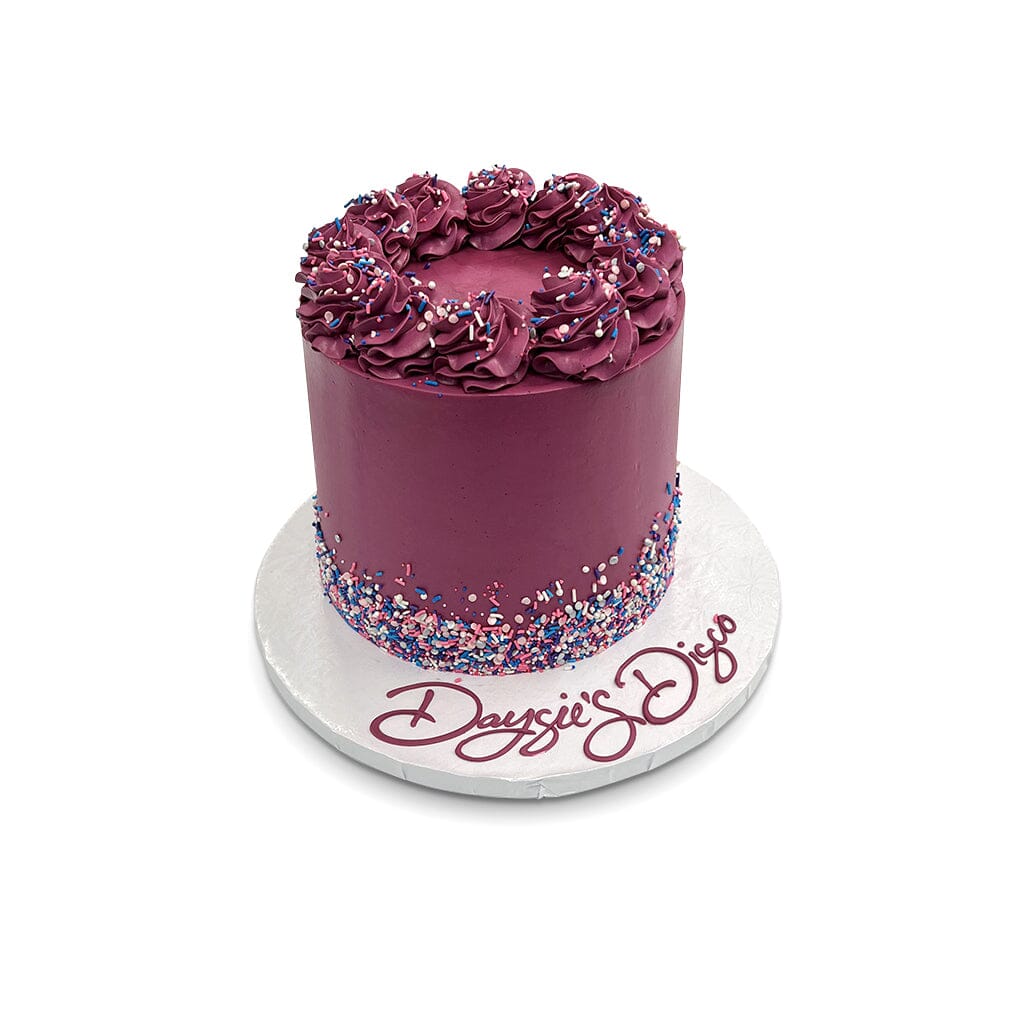Plum Perfection Theme Cake Freed's Bakery
