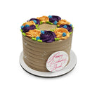 Chocolate Floral Theme Cake Freed's Bakery