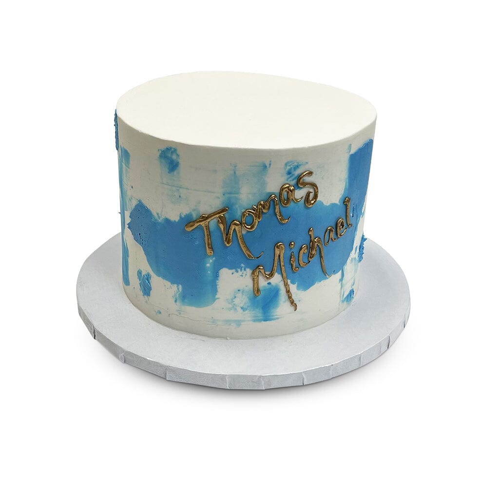 Blue Burst Theme Cake Freed's Bakery