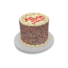 Sprinkle Sprinkle Icing Cake Theme Cake Freed's Bakery