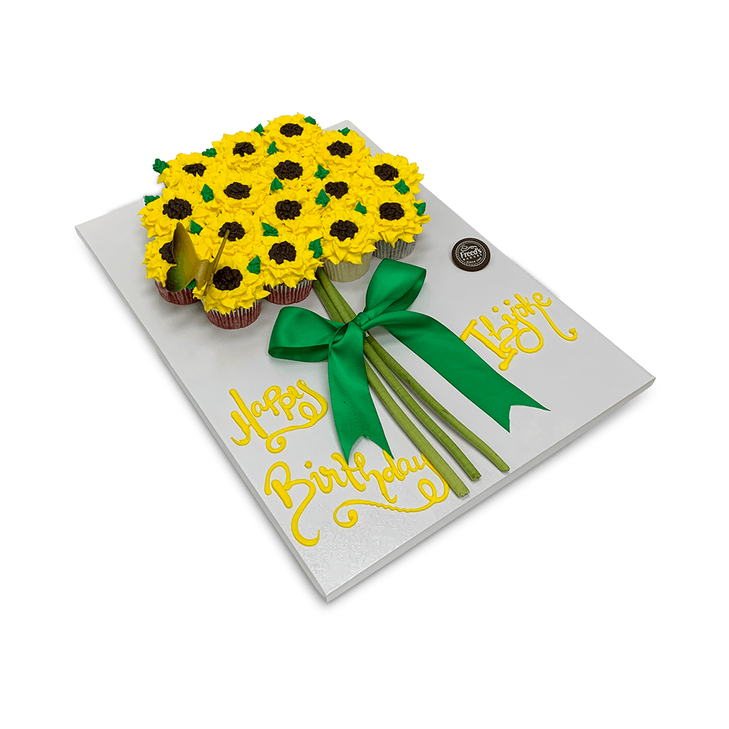 Sunflower Bouquet Theme Cupcake Freed's Bakery