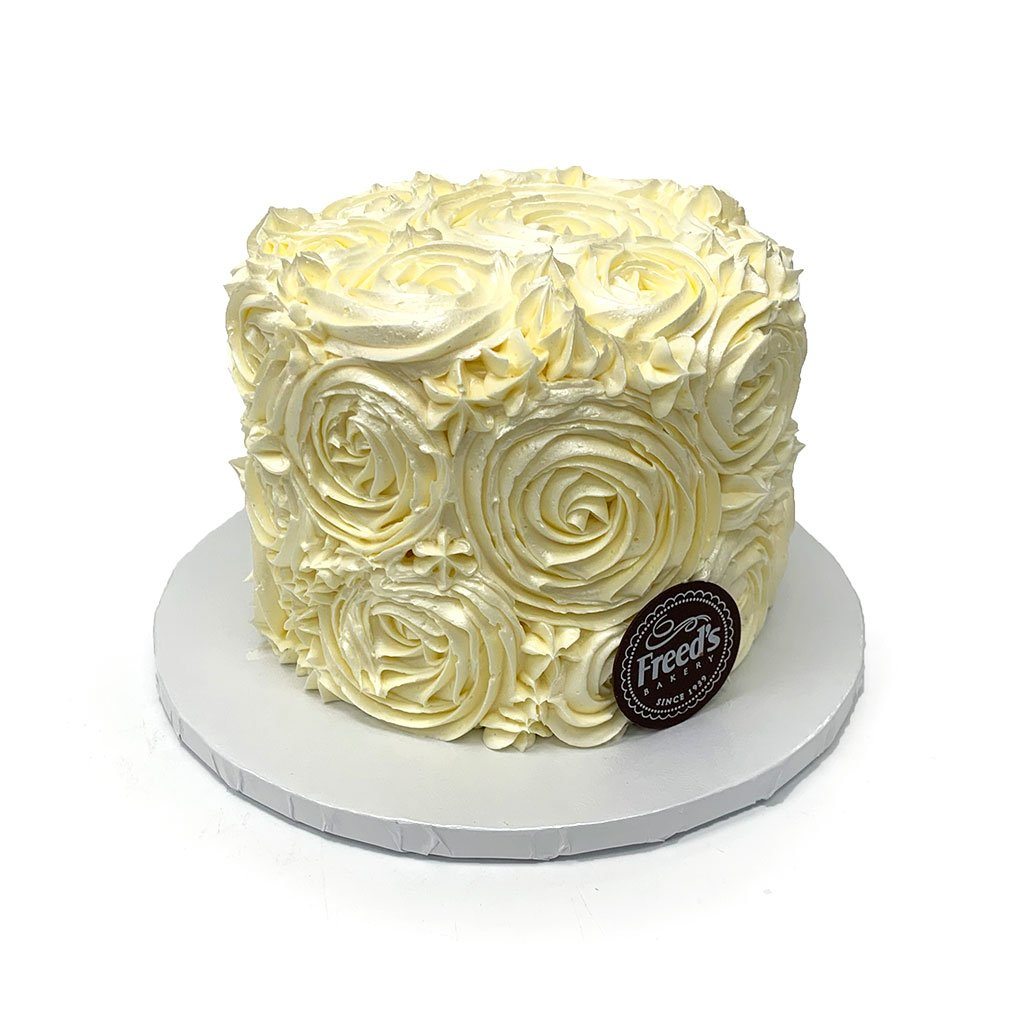 Icing Swirls Wedding Cake Wedding Cake Freed's Bakery