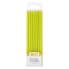 Slim Glitter Candles Candle Freed's Bakery Lime Green