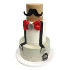 Little Guy Bow Tie Theme Cake Freed's Bakery