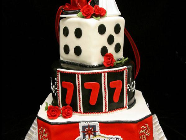 Lucky Black Wedding Cake Freed's Bakery