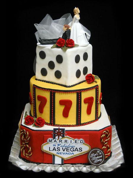 Lucky in Love Wedding Cake Freed's Bakery