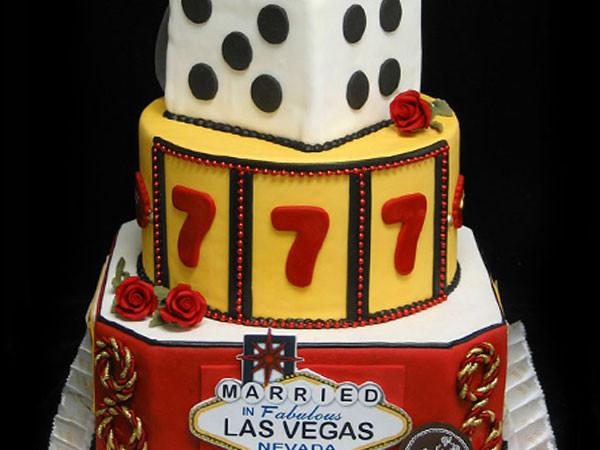 Lucky in Love Wedding Cake Freed's Bakery