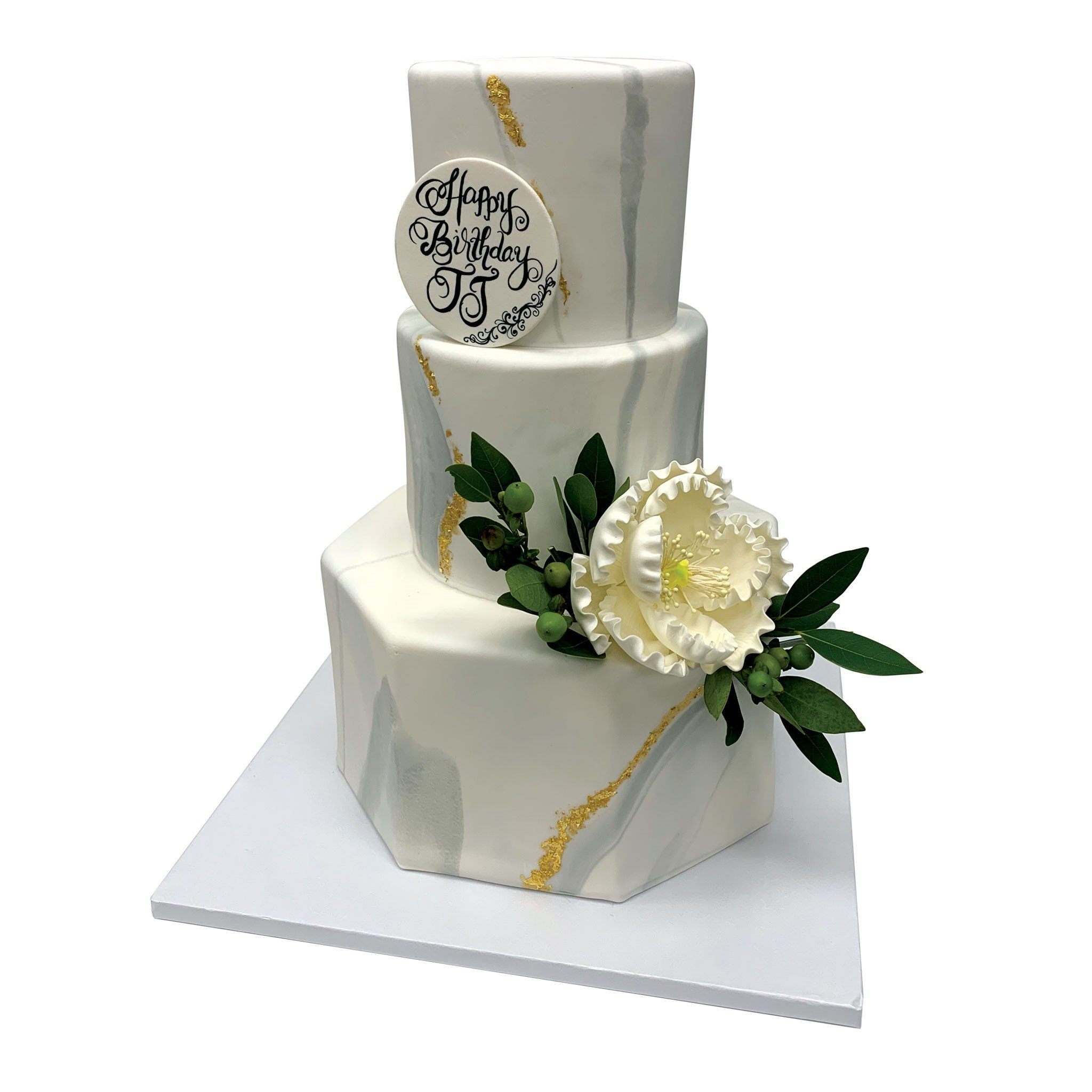 Luxury Marble Wedding Cake Freed's Bakery