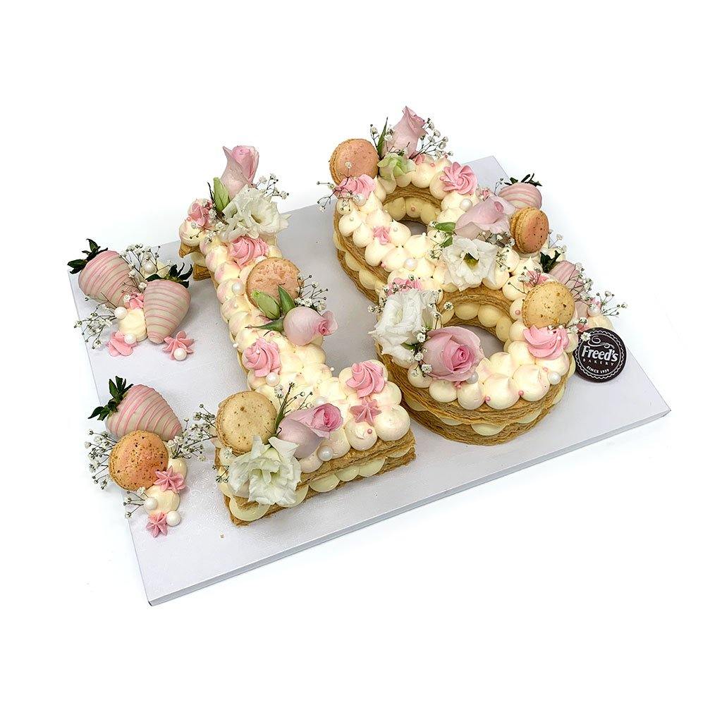 Pastel Macaron Theme Cake Freed's Bakery