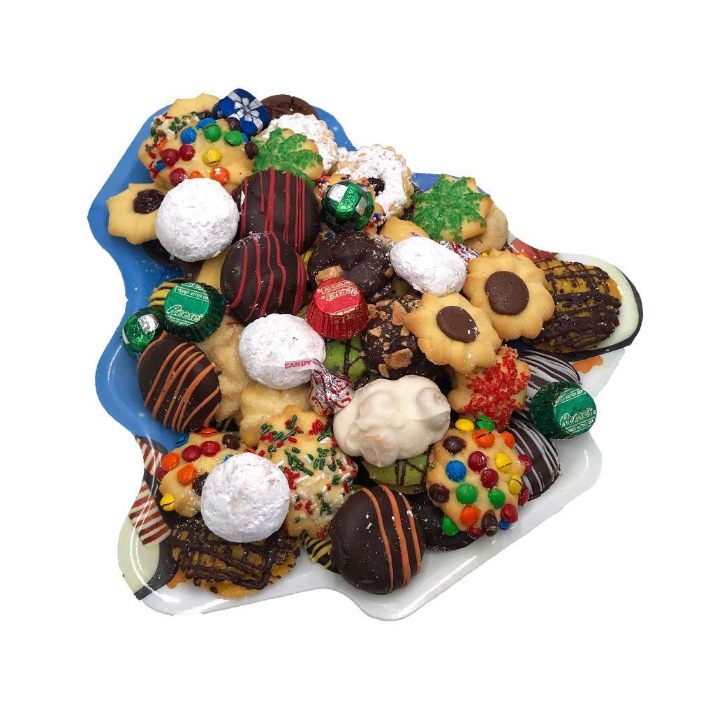 Large Christmas Tree Tray Holiday Item Freed's Bakery
