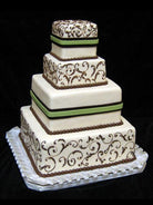 Modern Delight Wedding Cake Freed's Bakery