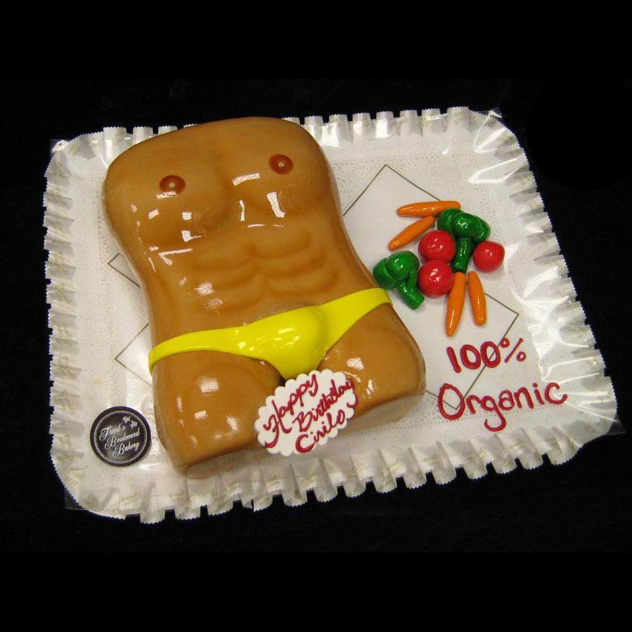 Mr. Fit Theme Cake Freed's Bakery