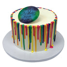 Neon Drip Theme Cake Freed's Bakery