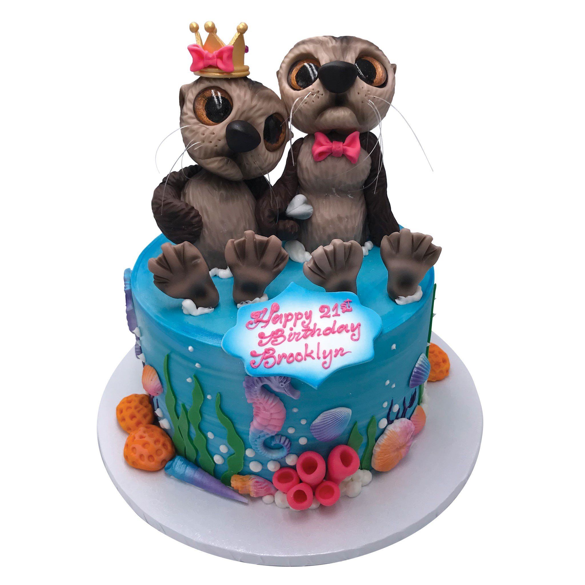 Otter Half Theme Cake Freed's Bakery