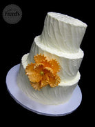 Painted Peonies Wedding Cake Freed's Bakery