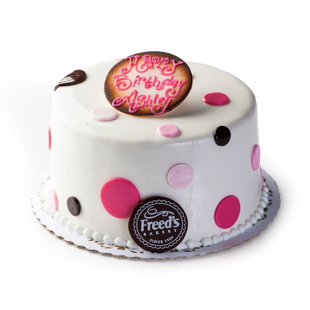 Pink Polka Dot Cake Freed's Bakery