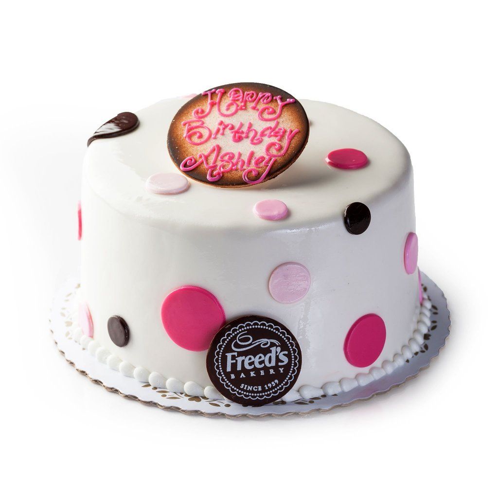 Pink Polka Dot Cake Freed's Bakery 