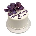 Plum Petals Theme Cake Freed's Bakery