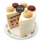 Raspberry Almond Macaron Cake Cake Freed's Bakery