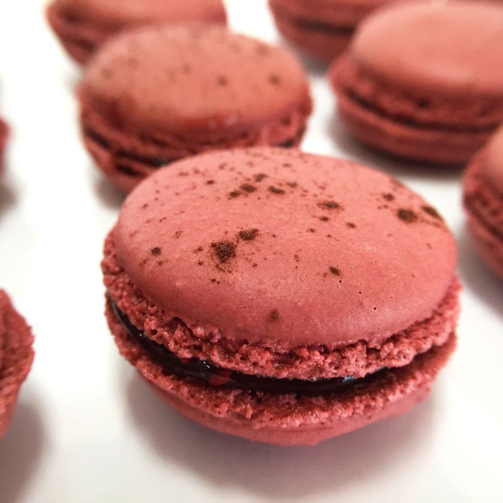 Raspberry French Macaron French Macaron Freed's Bakery