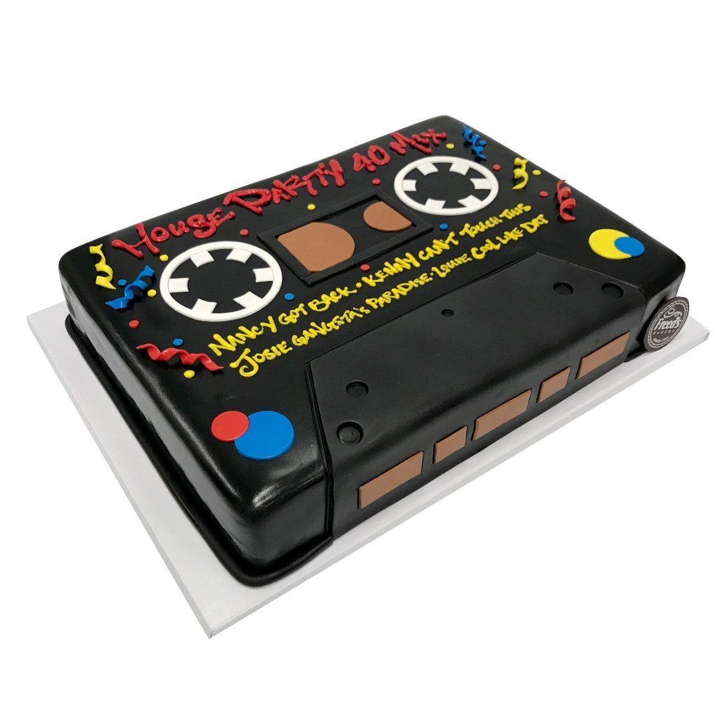 Retro Jams Theme Cake Freed's Bakery