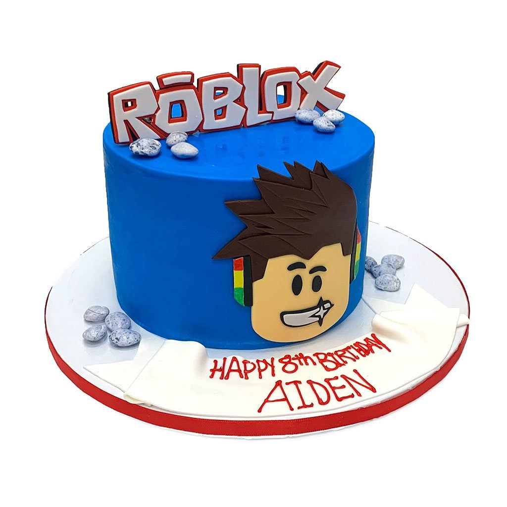 CakeBlox Birthday Cake Theme Cake Freed's Bakery 