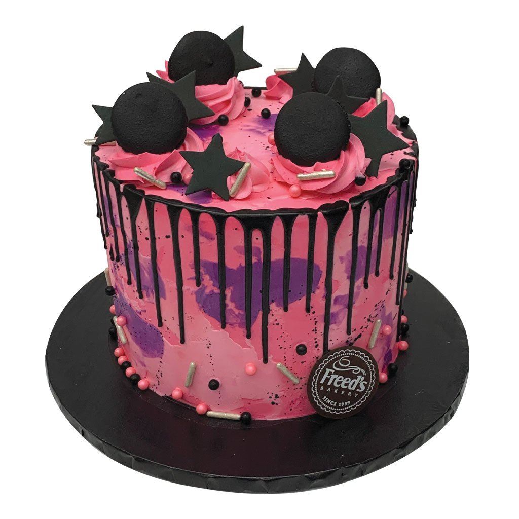 Rock Princess Drip Theme Cake Freed's Bakery