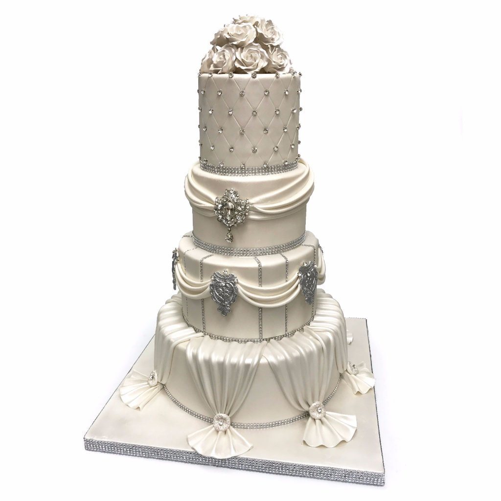 Royal Ivory Wedding Cake Freed's Bakery