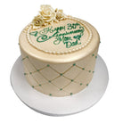 Royal Pearl Anniversary Theme Cake Freed's Bakery