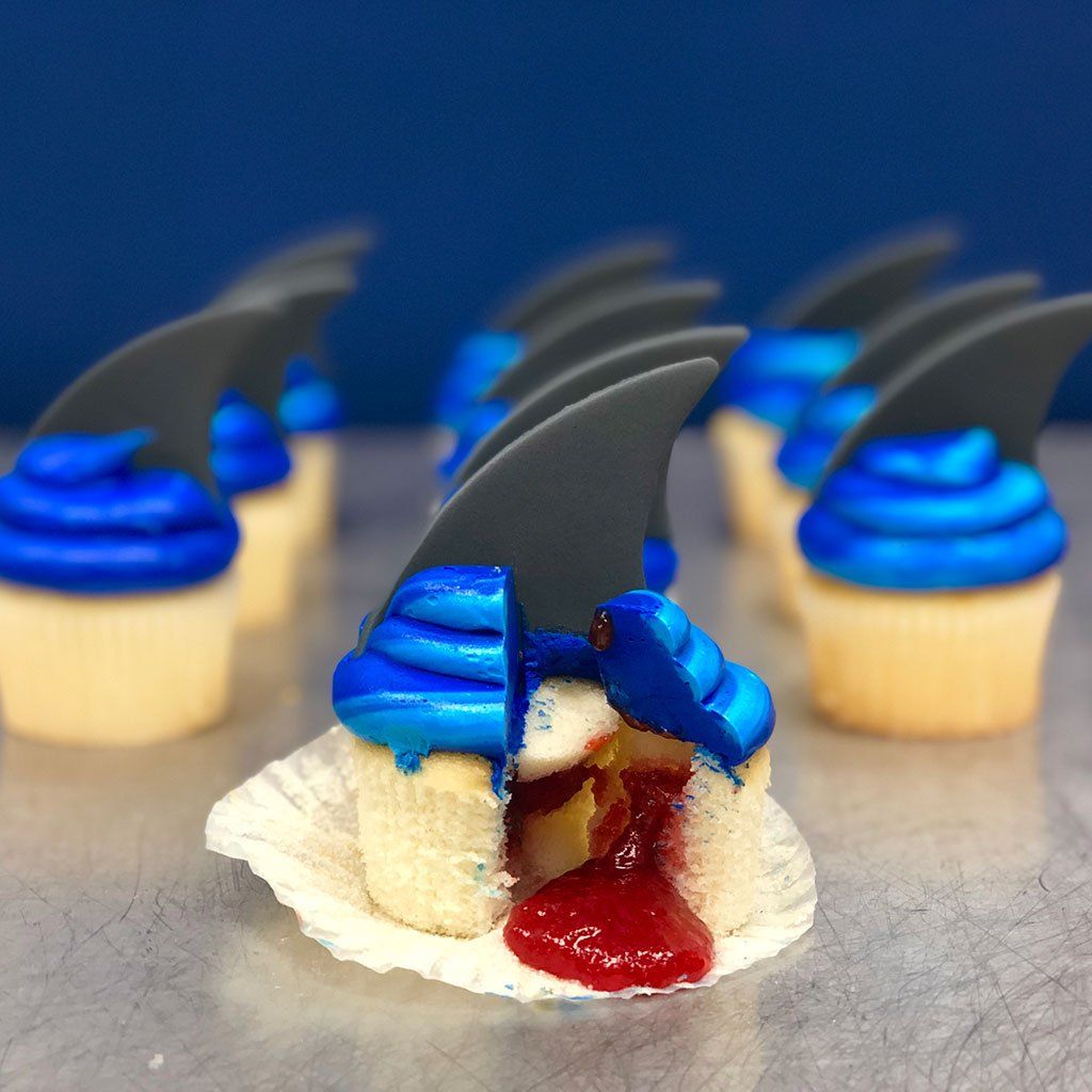 Shark Cupcake Cupcake Freed's Bakery