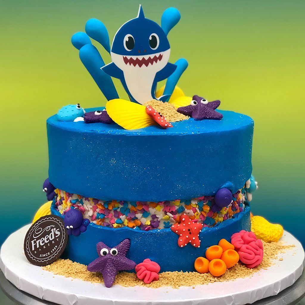 Shark Reef Theme Cake Freed's Bakery 