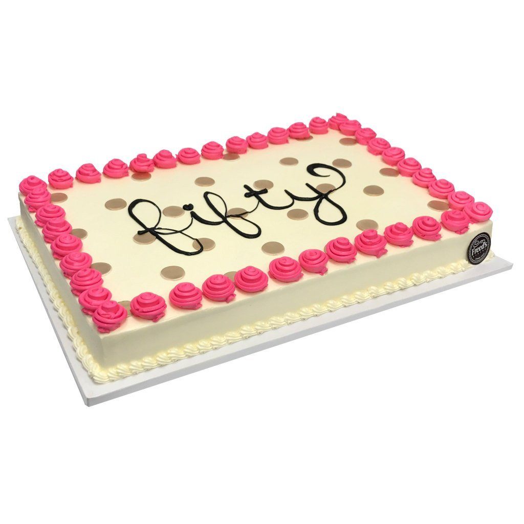Simply Fifty Theme Cake Freed's Bakery