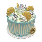 Snowflake Pour Theme Cake Freed's Bakery