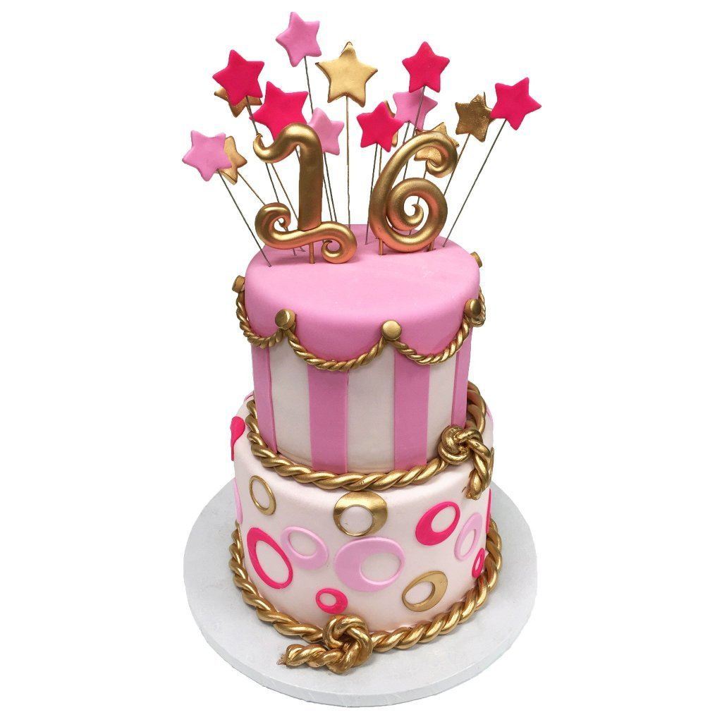 Starry Sixteen Theme Cake Freed's Bakery