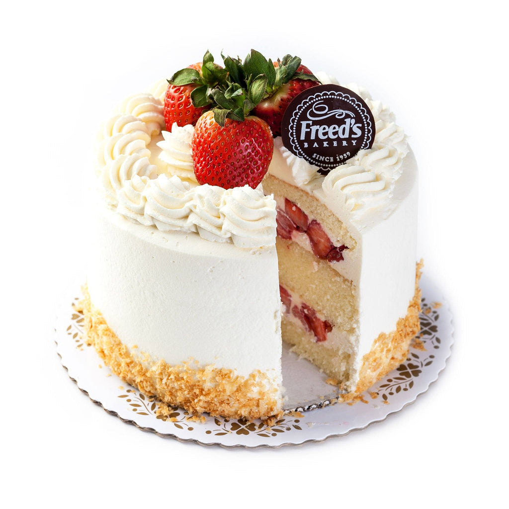 World Famous Strawberry Shortcake Slice Cake Slice & Pastry Freed's Bakery 
