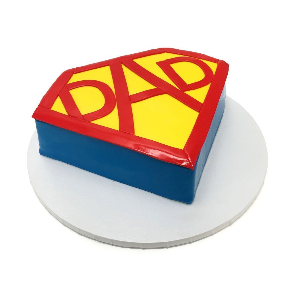 Super Dad Theme Cake Freed's Bakery 