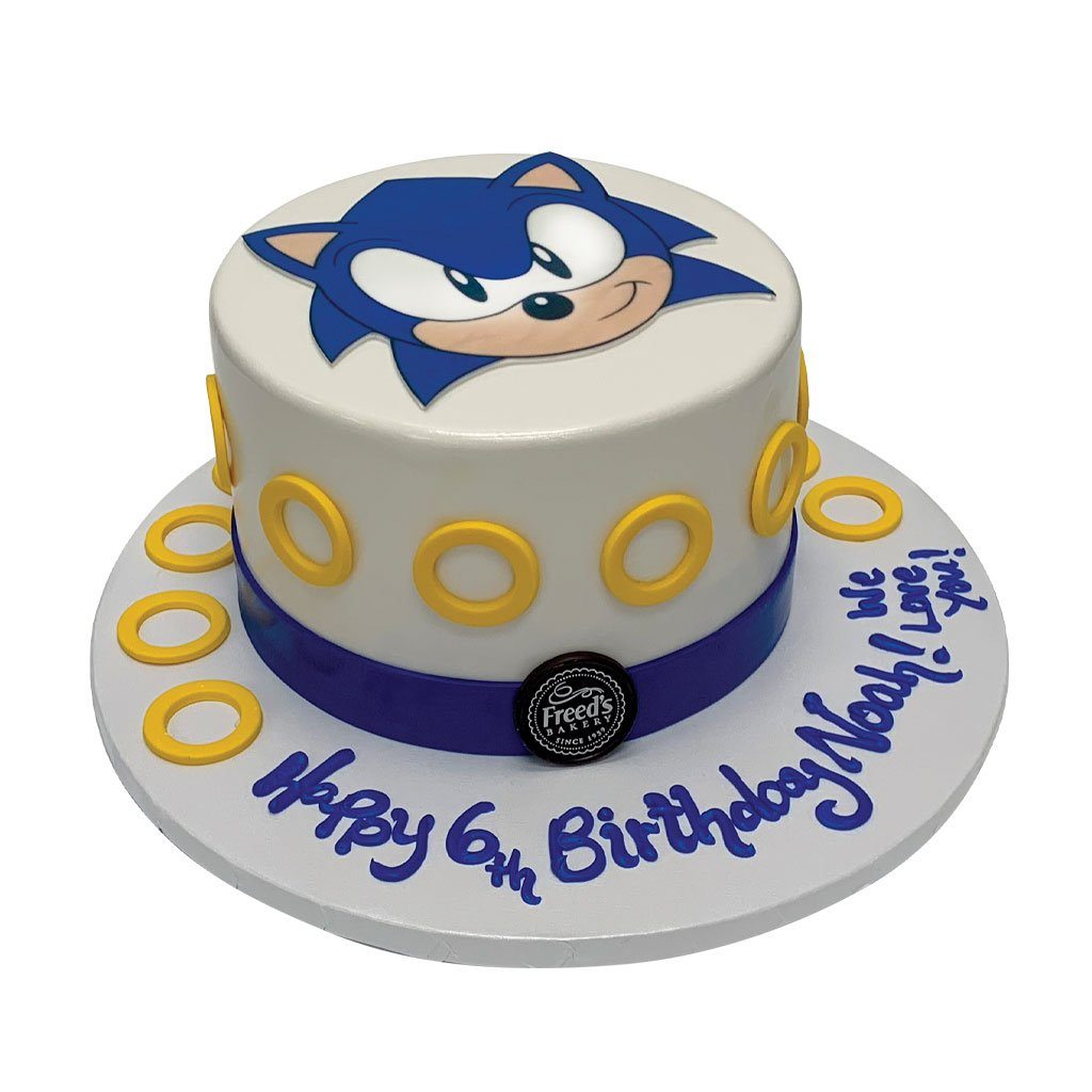 Super Sonic Theme Cake Freed's Bakery 