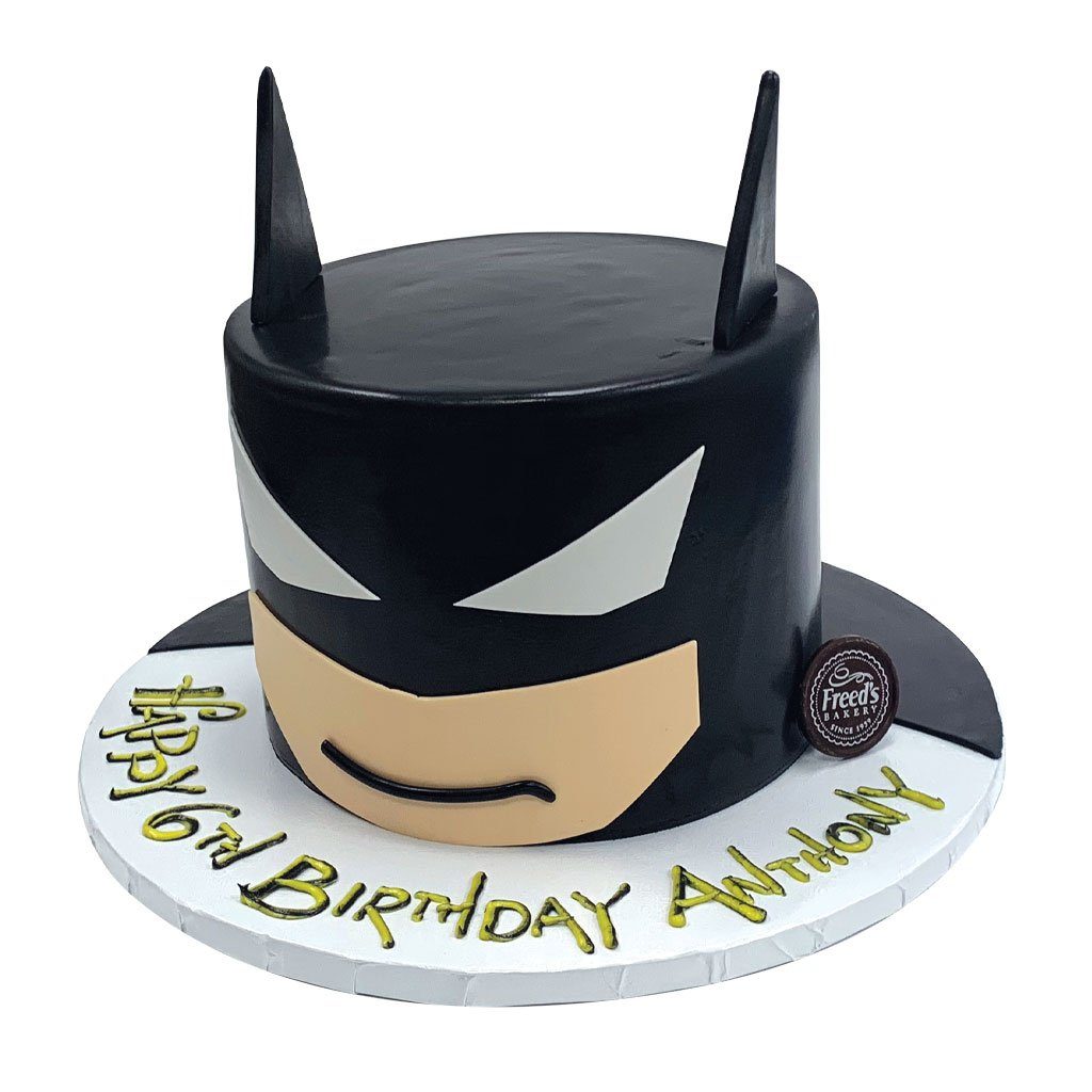 The Caped Crusader Theme Cake Freed's Bakery