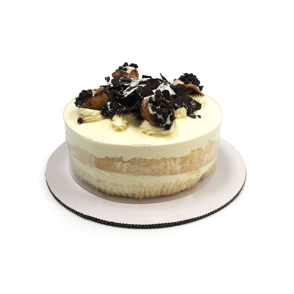 Cozy-Sized Cannoli Cream Dessert Cake Dessert Cake Freed's Bakery Two-Layer 7" Round (Serves 4-8 Guests)